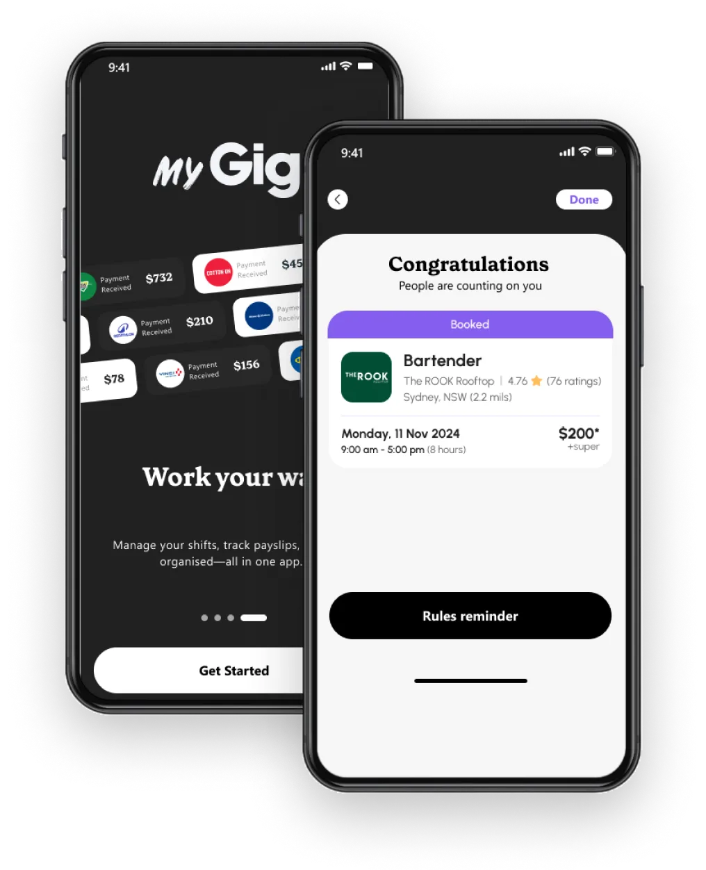 MyGig worker app